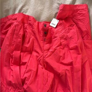 Free People Pink Button-Up Pants